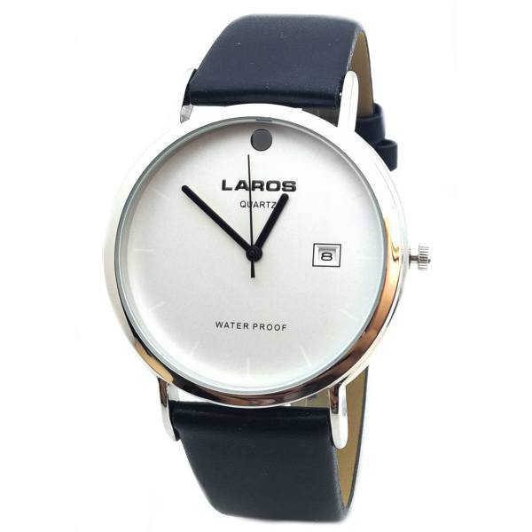 ساعت مچی عقربه ای مردانه لاروس مدل LM-N590-BlackWhite، Laros LM-N590-BlackWhite Watch For Men