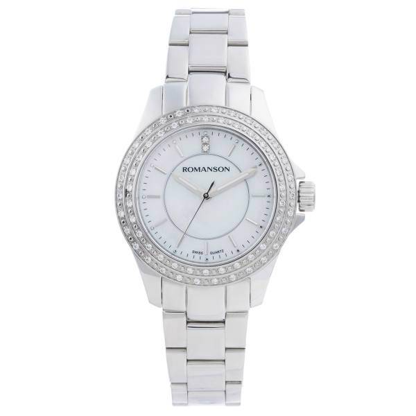 ساعت مچی عقربه ای زنانه رومانسون مدل RM1209QL1WM12W، Romanson RM1209QL1WM12W Watch For Women