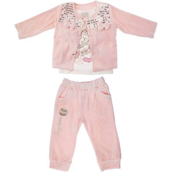 ست لباس دخترانه نوی نوی بیبی مدل 3126، Noy Noy Baby 3126 Baby Girl Clothing Set