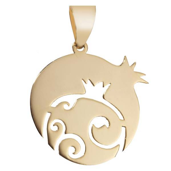 آویز گردنبند طلا 18 عیار ماهک مدل MM0608، Maahak MM0608 Gold Necklace Pendant Plaque