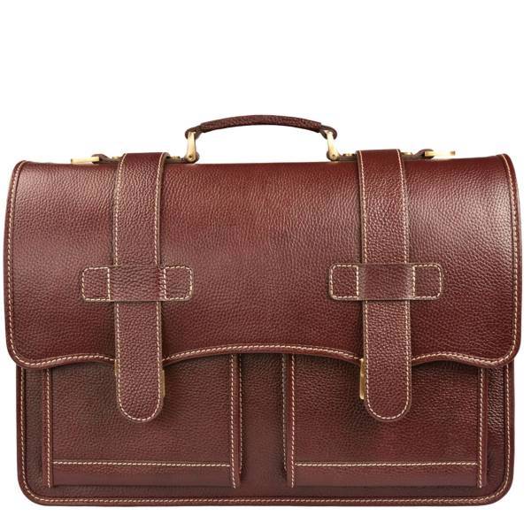 کیف اداری چرم طبیعی کهن چرم مدل L98-12، Kohan Charm L98-12 Leather Briefcase