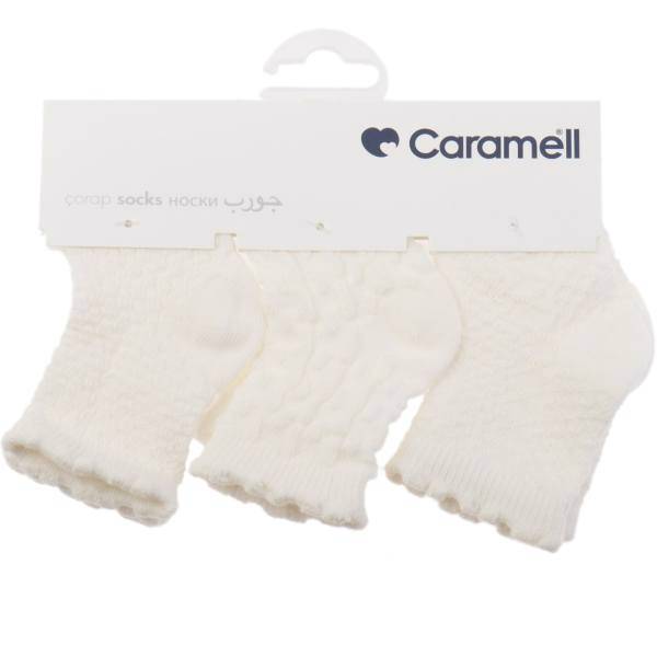 جوراب کارامل مدل COK2393E بسته 3 عددی، Caramell COK2393E Socks Pack Of 3