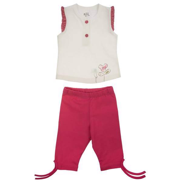 ست لباس دخترانه نیلی مدل 2157، Nili 2157 Baby Girl Clothing Set