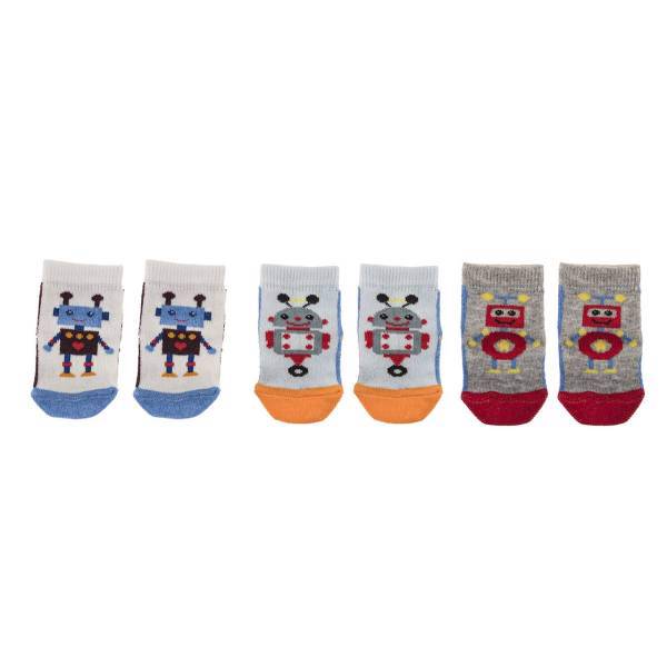 جوراب کودک یومسه مدل 3832 بسته 3 عددی، Yumese 3832 Baby Socks Pack Of 3