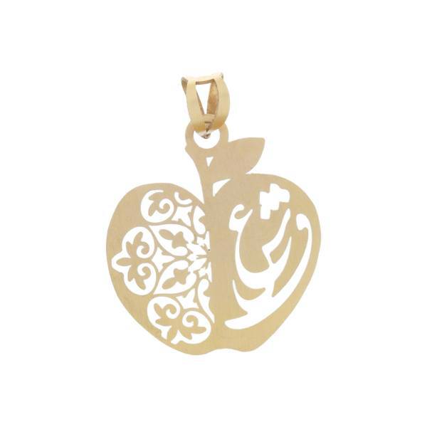 آویز گردنبند طلا 18 عیار رزا مدل N138، Rosa N138 Gold Necklace Pendant Plaque