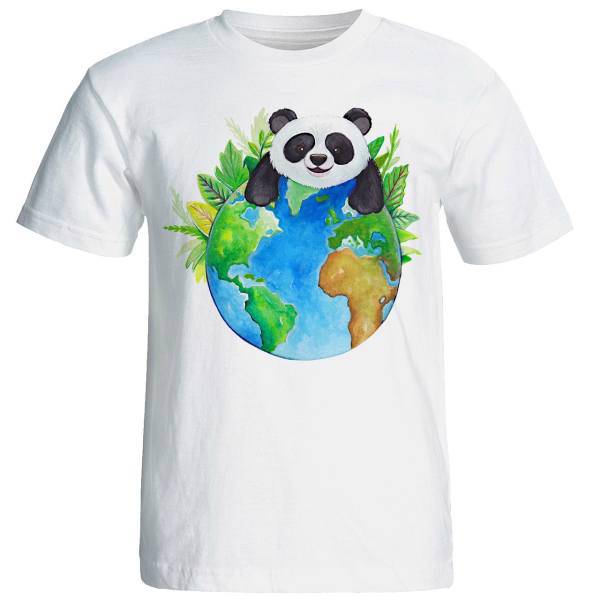 تیشرت آستین کوتاه شین دیزاین طرح پاندا کد 4451، panda