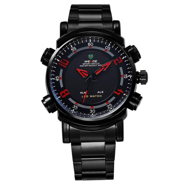 ساعت مچی عقربه ای مردانه وید مدل WH1101-2، WEIDE WH1101-2-Red Watch For Men