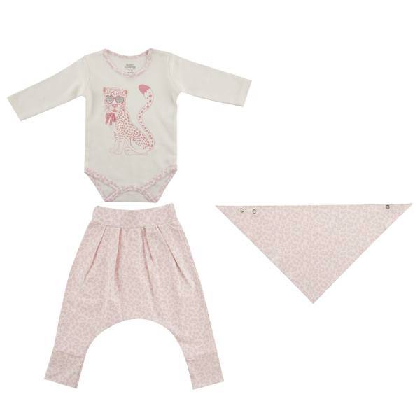 ست لباس دخترانه بیبی کرنر مدل 7041P، Baby Corner 7041P Baby Girl Clothing Set