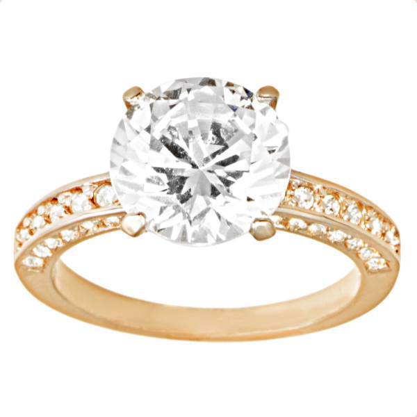 انگشتر الیور وبر مدل 41065 Princess Gold Crystal، Oliver Weber 41065 Princess Gold Crystal Ring