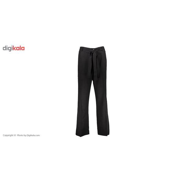 شلوار زنانه دمپا گشاد پارچه ای مشکی مدل 231، Dorsa Tanpoosh 15 Trousers For Women