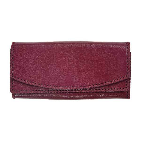 کیف پول چرم طبیعی دست دوز رویال کد ch003، Natural Handmade leather wallet ch003