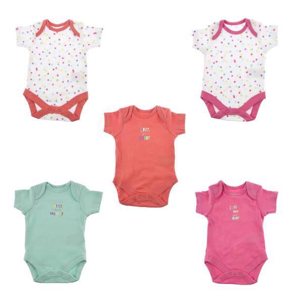 ست زیر دکمه دار آستین کوتاه مادرکر مدل E7875، Mothercare E7875 Under Button With Short Sleeves Set