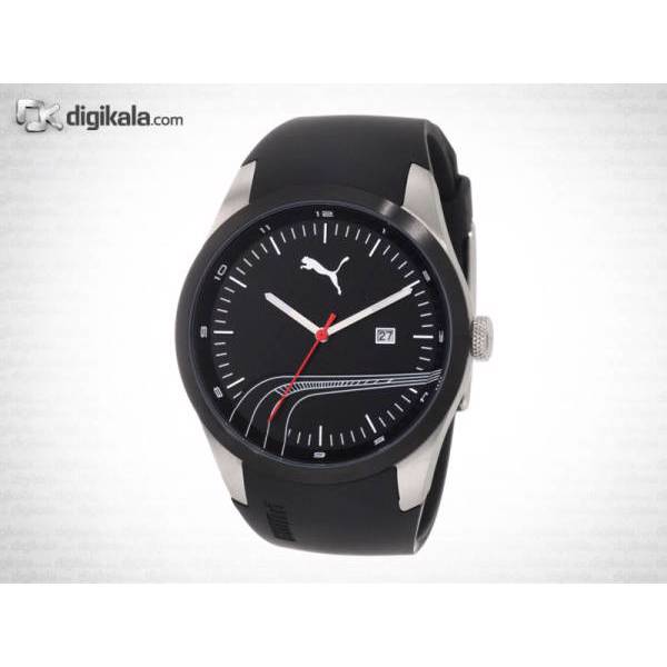 ساعت مچی عقربه ای مردانه پوما استریپ PU102531001، Puma Stripe Black Watch PU102531001