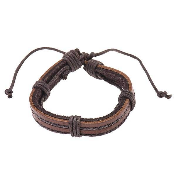 دستبند چرمی جی دبلیو ال مدل B15082، JWL B15082 Bracelets