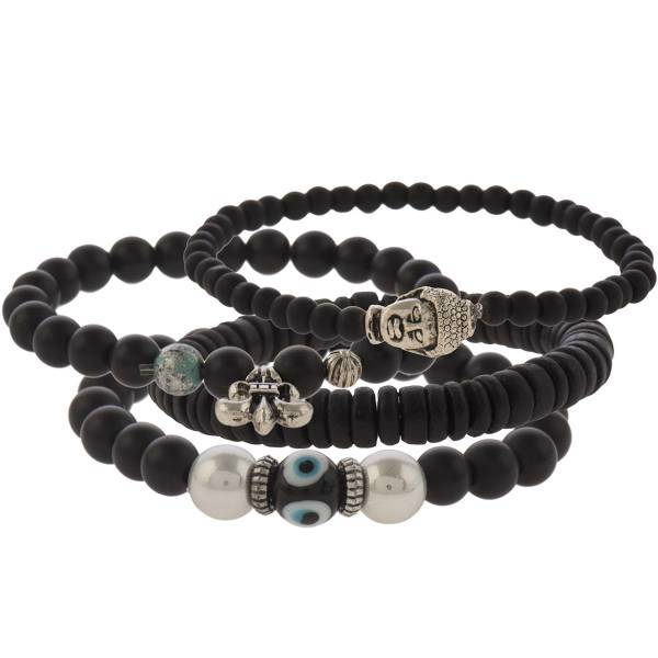 دستبند مهره‌ای جی دبلیو ال مدل B15129، JWL B15129 Bracelets