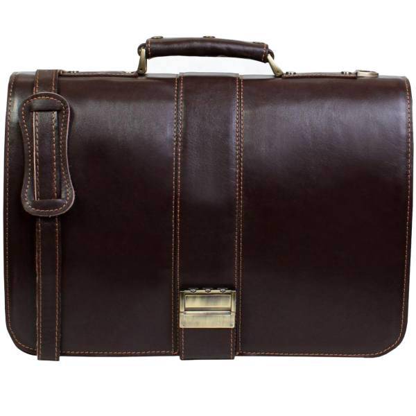 کیف اداری چرم طبیعی چرم ناب کد 130، Nableather Office Bag code 130