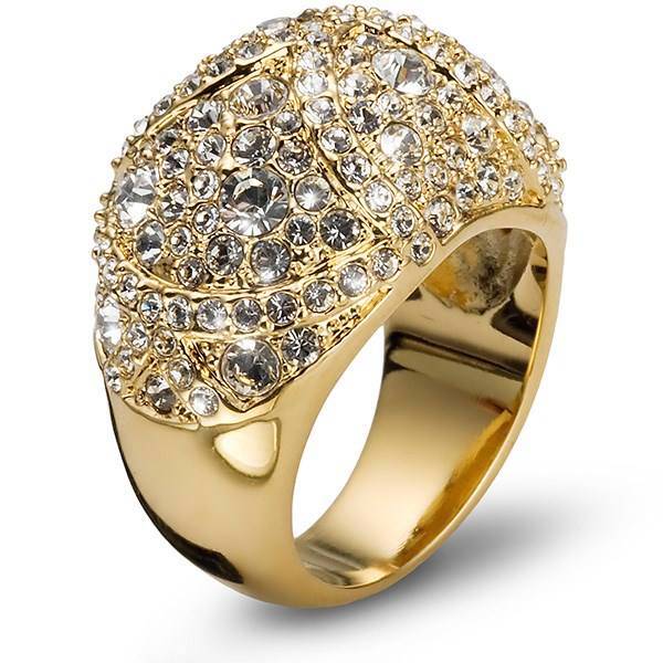 انگشتر الیور وبر مدل راز 2466G سایز 8، Oliver Weber 2466G Mystery Ring Size 8