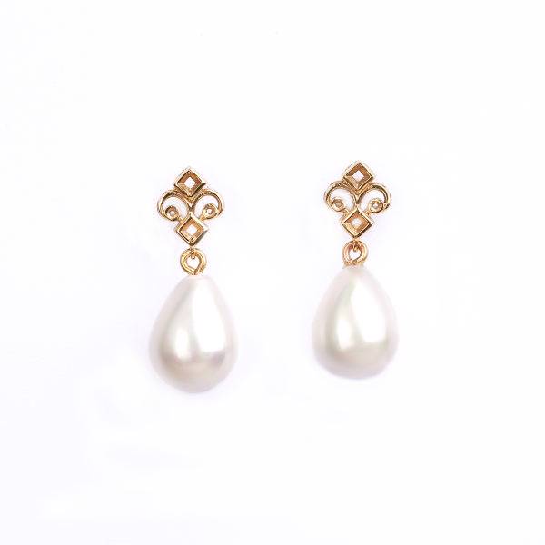 گوشواره طلا 18 عیار گالری ترنج مدل TE30
