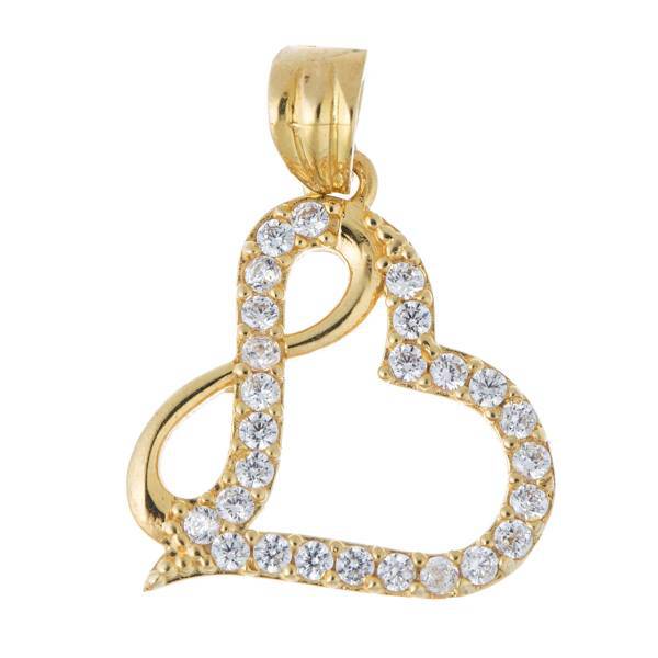 آویز گردنبند طلا 18 عیار ماهک مدل MM0614، Maahak MM0614 Gold Necklace Pendant Plaque