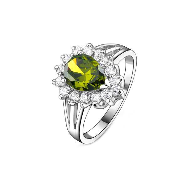 انگشتر ایزابلا مدل زمرد، Izabella Emerald Ring