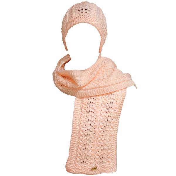 ست شال گردن و کلاه ثمین مدل Waterfall، Samin Waterfall hat and scarf set