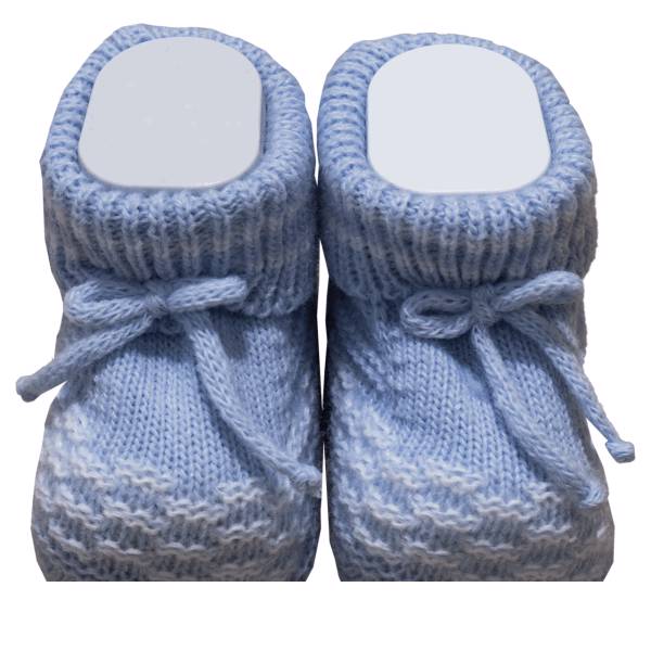 پاپوش نوزادی کارامل مدل 2852Blue، Caramell 2852Blue Baby Footwear