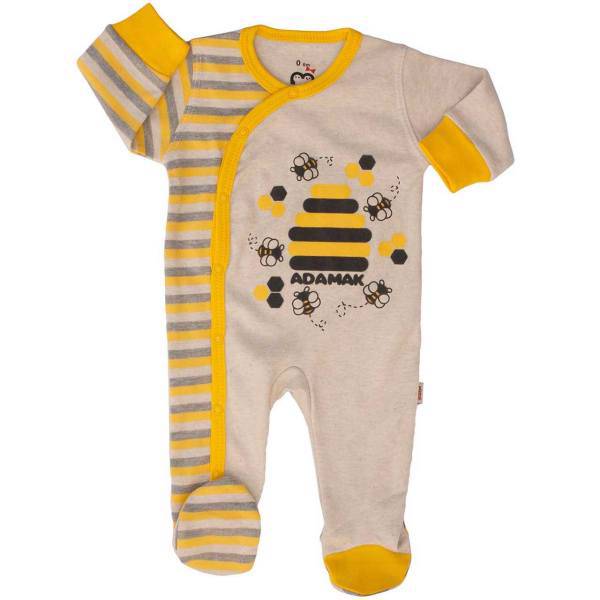 لباس سرهمی جوراب دار آدمک مدل Bee، Adamak Bee Patch Of Socks Clothes