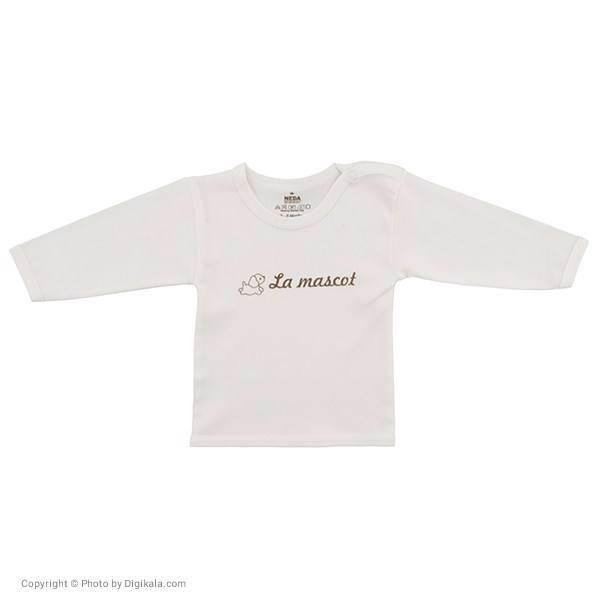 تی شرت آستین بلند نوزادی ندا و ساراگل مدل 3007، Neda And Saragol 3007 Baby T Shirt With Long Sleeve
