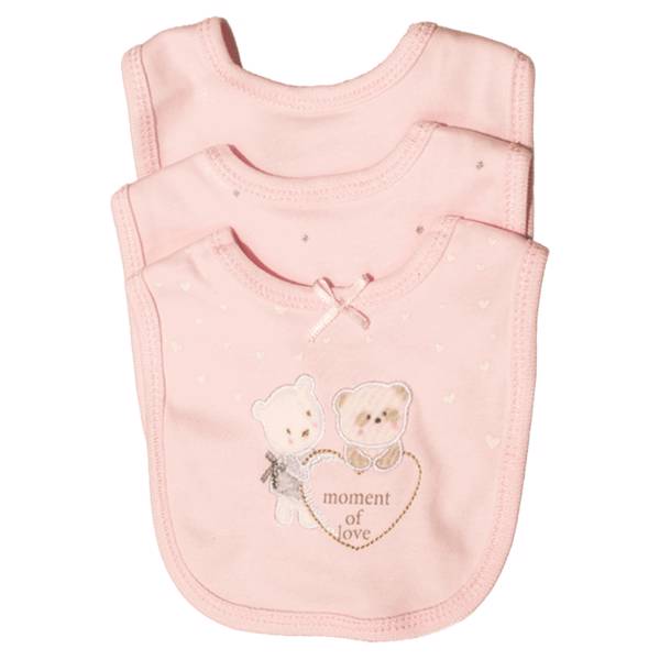 پیشبند کارامل مدل 38543 بسته 3 عددی، Caramell 38543 3pcs Baby Bib