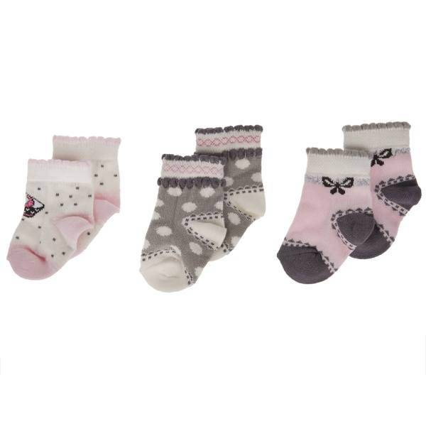 جوراب یومسه مدل 3818 بسته 3 عددی، Yumese 3818 Socks Pack Of 3