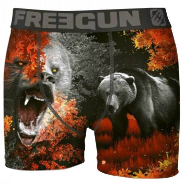 شورت مردانه فیری گان مدل Boxer Winter Animals 5، Freegun Boxer Winter Animals 5 Panty for Men