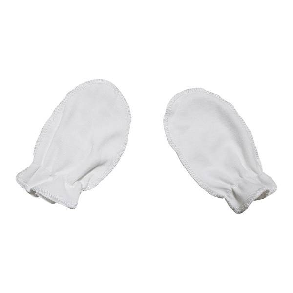 دستکش نوزادی برند پرنسس مدل WHITE، BABY GLOVES PRINCESS BRAND WHITE