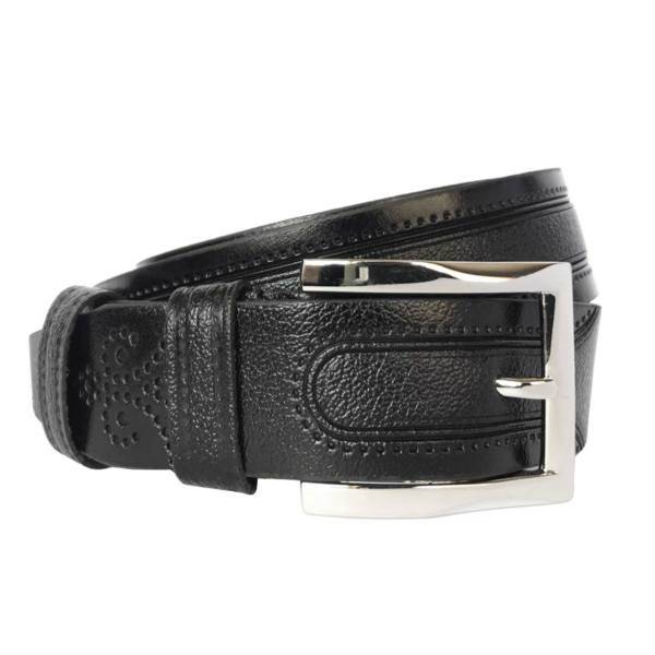 کمربند مردانه چرم طبیعی رایا مدل بته جقه، Raya Leather Paisley Belt For Men