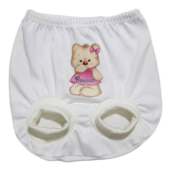 شورت عینکی نوزادی برند پرنسس مدل PINK-09، BABY G SHORT PRINCESS BRAND PINK