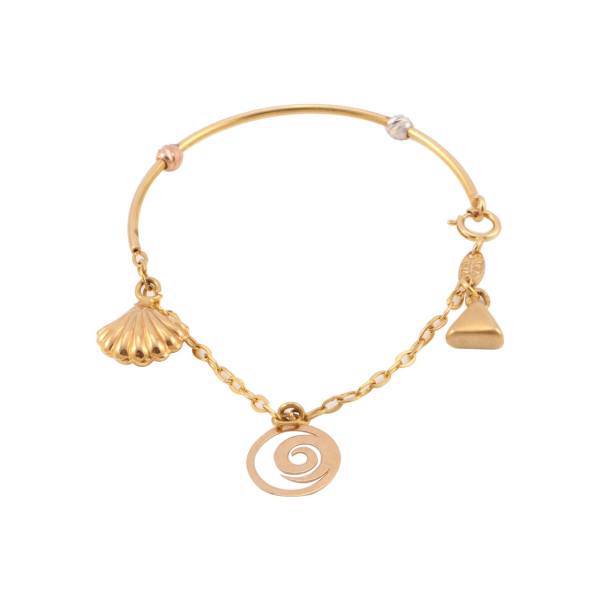 دستبند طلا 18 عیار سپیده گالری مدل SB0011، Sepideh Gallery SB0011 Gold Bracelet