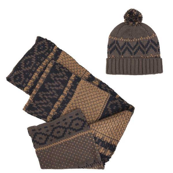 ست شال و کلاه مونته مدل 006، Monte 006 Hat And scarf Set