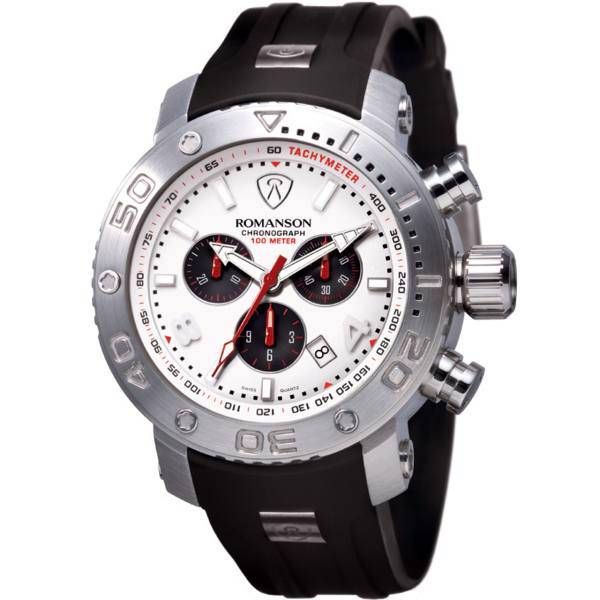 ساعت مچی عقربه ای مردانه رومانسون مدل AL1236HM1WA12W، Romanson AL1236HM1WA12W Watch For Men