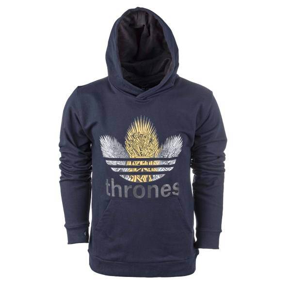 هودی سرمه ای مردانه سون پی ام مدل Thrones، Seven PM Thrones Hoodie For Men