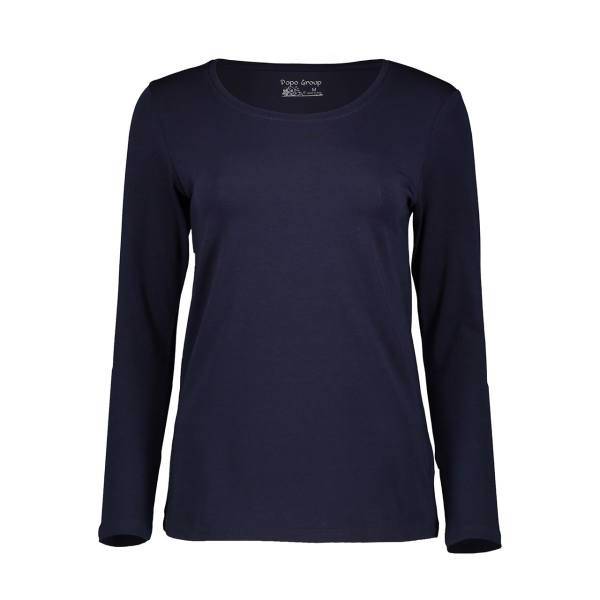 تی شرت آستین بلند زنانه پوپو گروپ مدل 27047، Popo Group 27047 Long Sleeve T-Shirt For Women