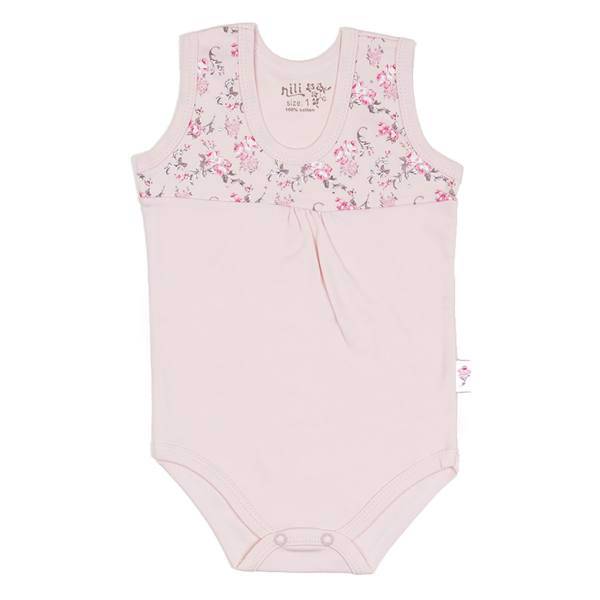 زیر دکمه دار رکابی نیلی مدل Rose، Nili Rose Under Button Singlet