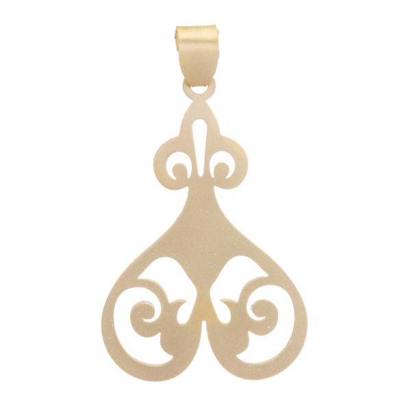 آویز گردنبند طلا 18 عیار پندار گلد مدل AG32، Pendar Gold AG32 Gold Necklace Pendant Plaque