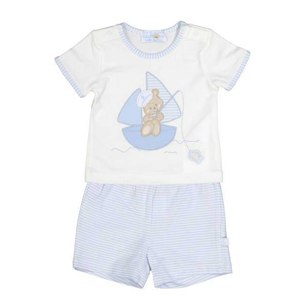 ست تی شرت و شلوارک نوزادی پسرانه مایورال مدل MA 160888، Mayoral MA 160888 T-Shirt And Short For Baby Boys