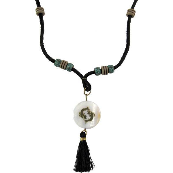 گردنبند برندز مدل سمبل ماهی ماه تولد اسفند BK-133