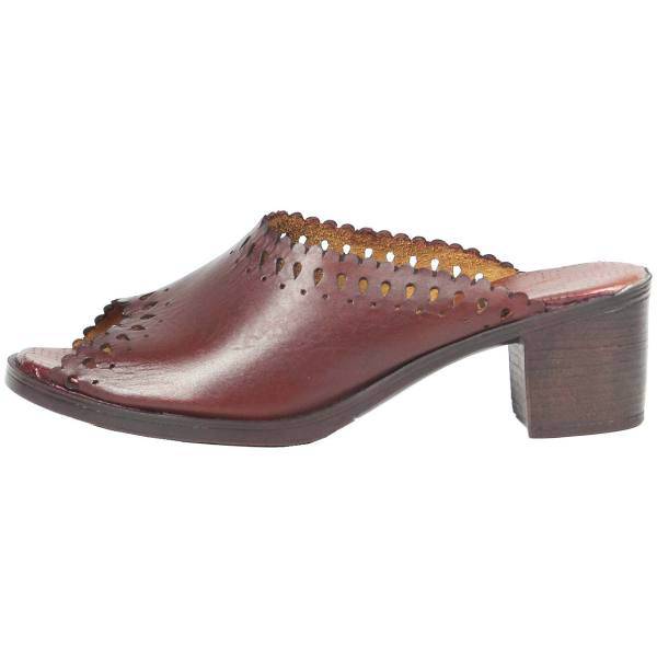 صندل زنانه چرم چهل ستون مدل گیپور کد FSS، women shoes