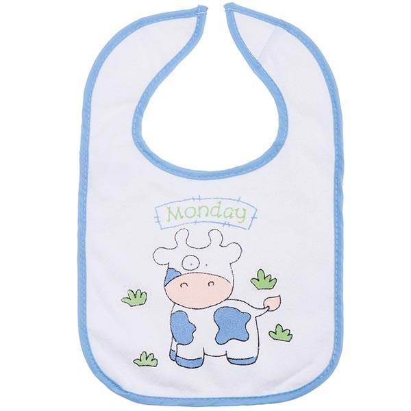 پیشبند بیبی بیب مدل Animal Farm بسته 7 عددی، Baby Bib Animal Farm Apron 7pcs