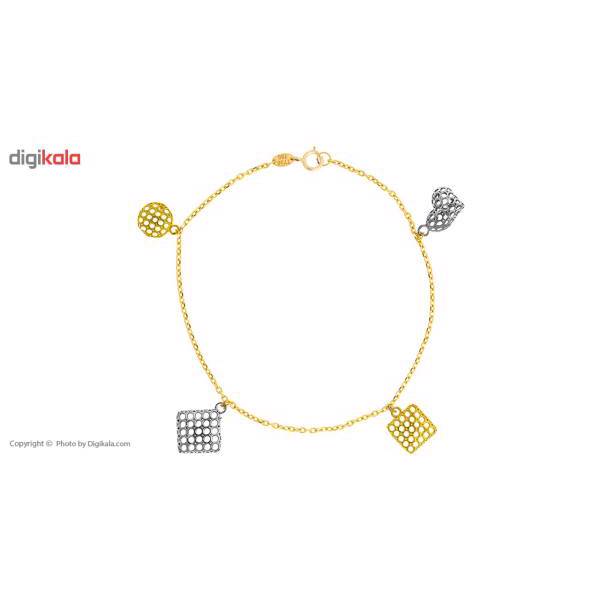 دستبند طلا 18 عیار ماهک مدل MB0211، Maahak MB0211 Gold Bracelet