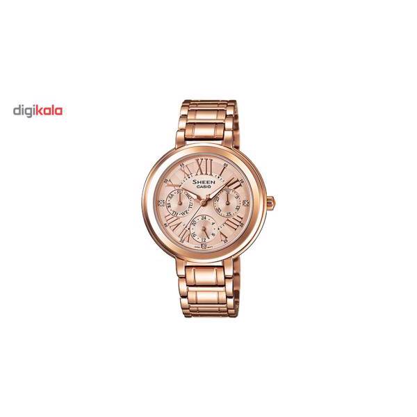 ساعت مچی عقربه ای زنانه کاسیو مدل SHE-3034PG-9AUDR، Casio SHE-3034PG-9AUDR Watch For Women