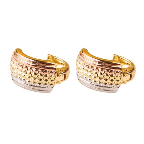 گوشواره طلا 18 عیار گالری طلاچی مدل 14، Gold Earings