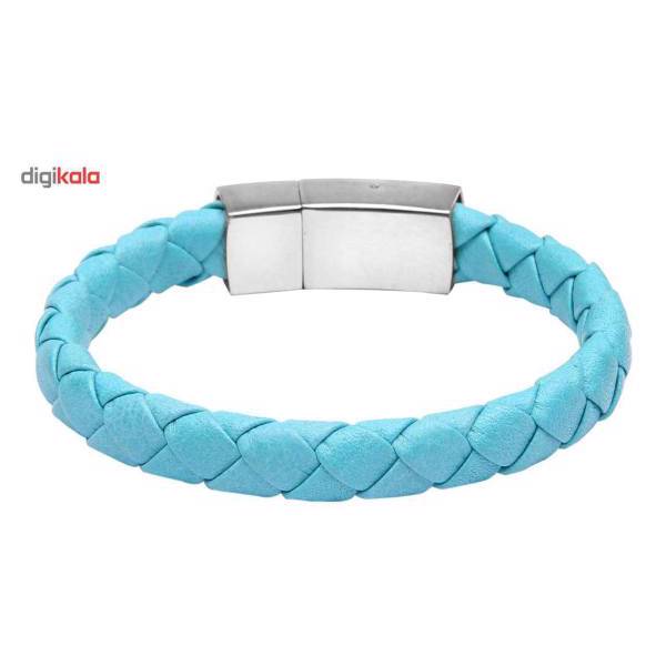 دستبند چرمی آتیس کد I1100SLVFIR، Atiss I1100SLVFIR Leather Bracelet