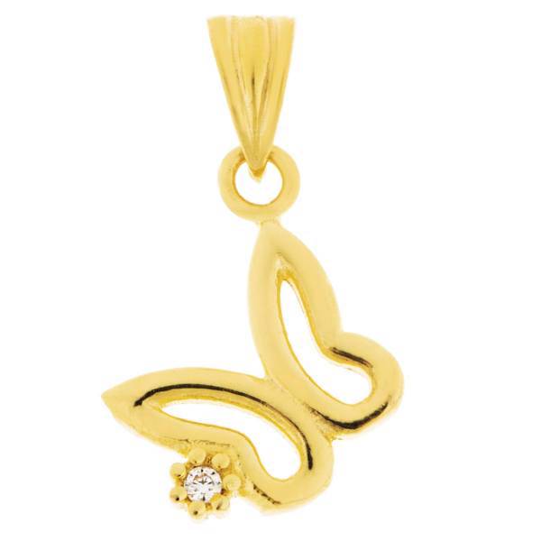 آویز گردنبند طلا 18 عیار ماهک مدل MM0531، Maahak MM0531 Gold Necklace Pendant Plaque